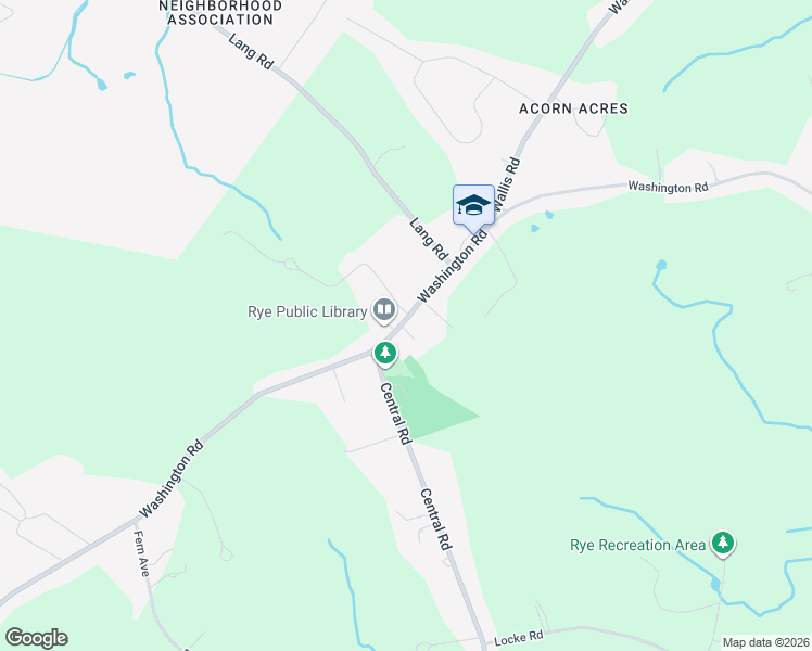 map of restaurants, bars, coffee shops, grocery stores, and more near 11 Old Parish Road in Rye