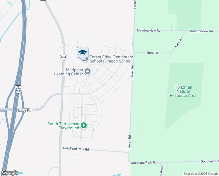 map of restaurants, bars, coffee shops, grocery stores, and more near 2869-3099 Larsen Road in Fitchburg