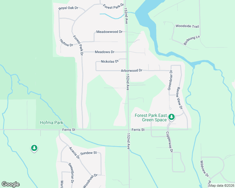 map of restaurants, bars, coffee shops, grocery stores, and more near 15270 Lyons Lane in Grand Haven