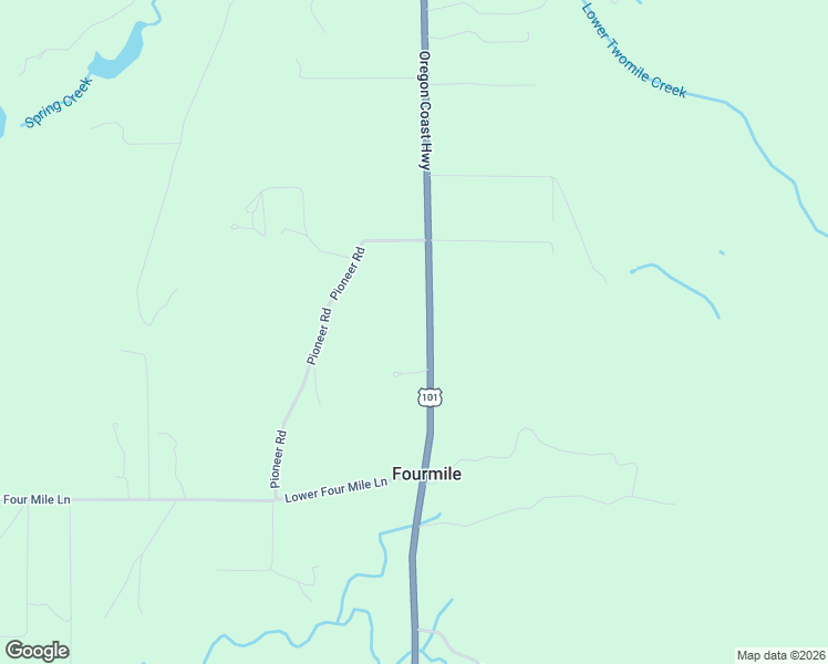 map of restaurants, bars, coffee shops, grocery stores, and more near 46990 U.S. 101 in Bandon