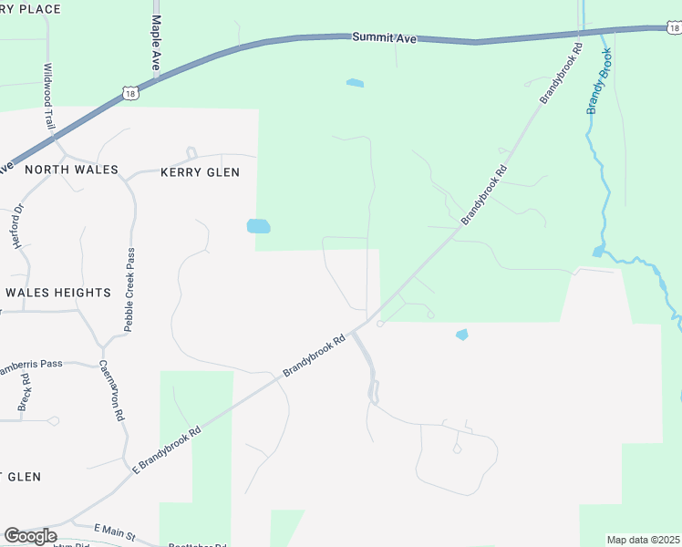 map of restaurants, bars, coffee shops, grocery stores, and more near 438 Landimore Lane in Wales