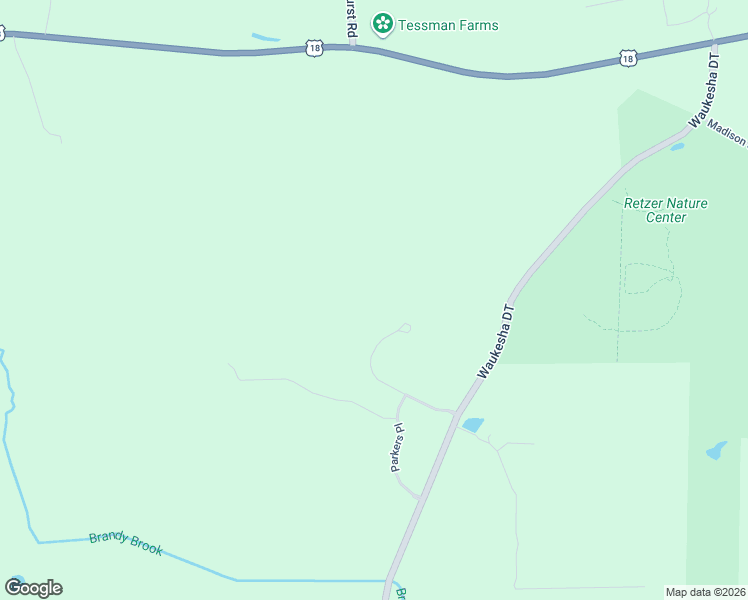 map of restaurants, bars, coffee shops, grocery stores, and more near S17W28876 Price Court in Waukesha