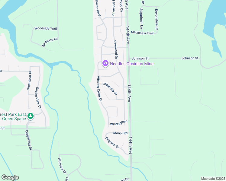 map of restaurants, bars, coffee shops, grocery stores, and more near 13521 144th Avenue in Grand Haven