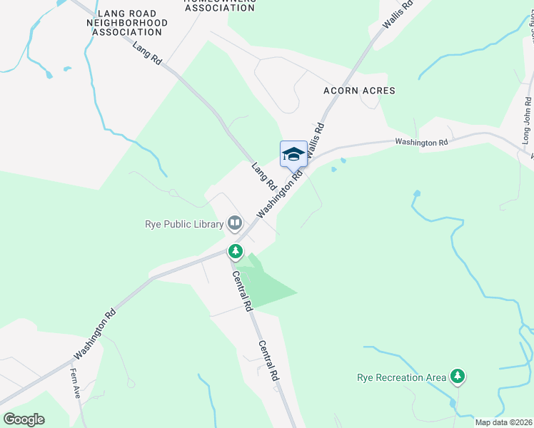 map of restaurants, bars, coffee shops, grocery stores, and more near 546 Washington Road in Rye