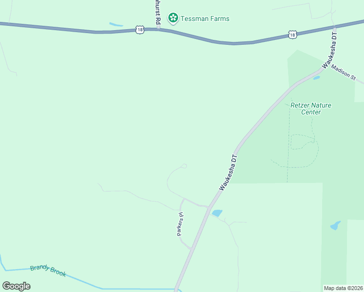 map of restaurants, bars, coffee shops, grocery stores, and more near S17W28876 Price Court in Waukesha