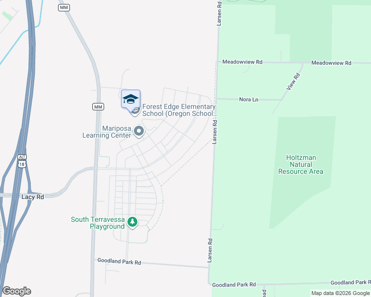 map of restaurants, bars, coffee shops, grocery stores, and more near 2869-3099 Larsen Road in Fitchburg