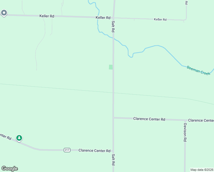map of restaurants, bars, coffee shops, grocery stores, and more near 6110 Salt Road in Clarence