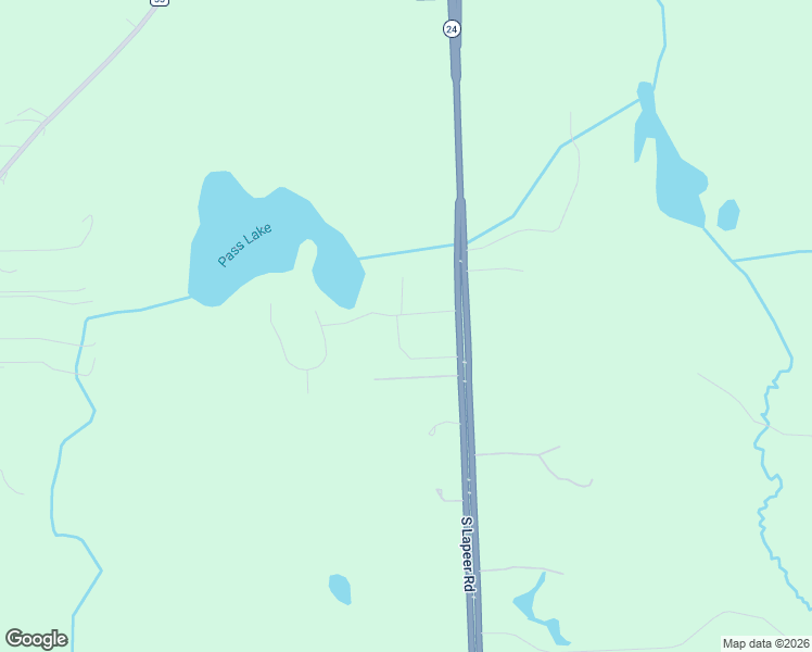 map of restaurants, bars, coffee shops, grocery stores, and more near 1065 Briar Hill Drive in Lapeer