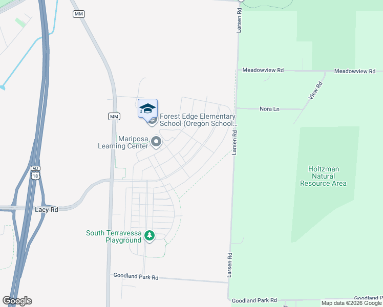 map of restaurants, bars, coffee shops, grocery stores, and more near 2869-3099 Larsen Road in Fitchburg
