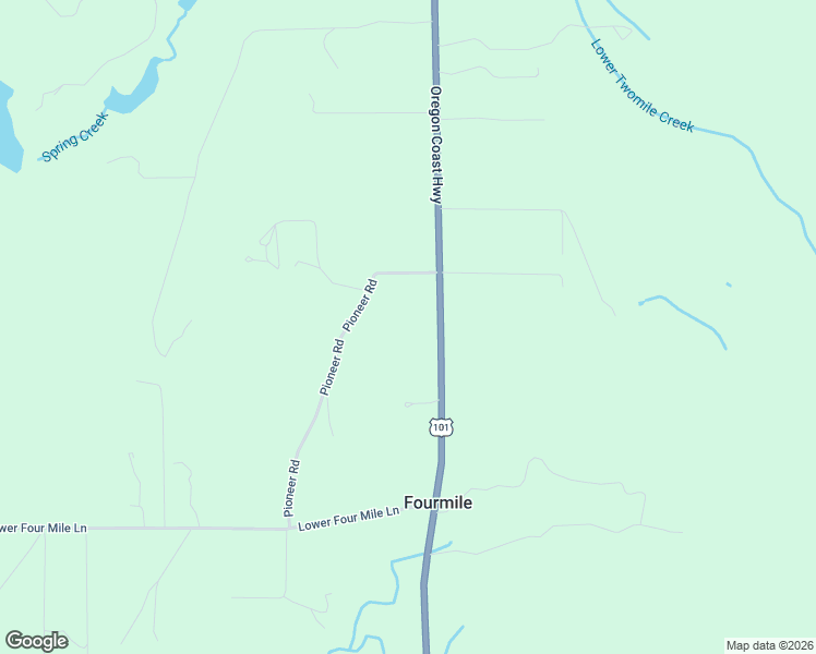 map of restaurants, bars, coffee shops, grocery stores, and more near 46990 U.S. 101 in Bandon