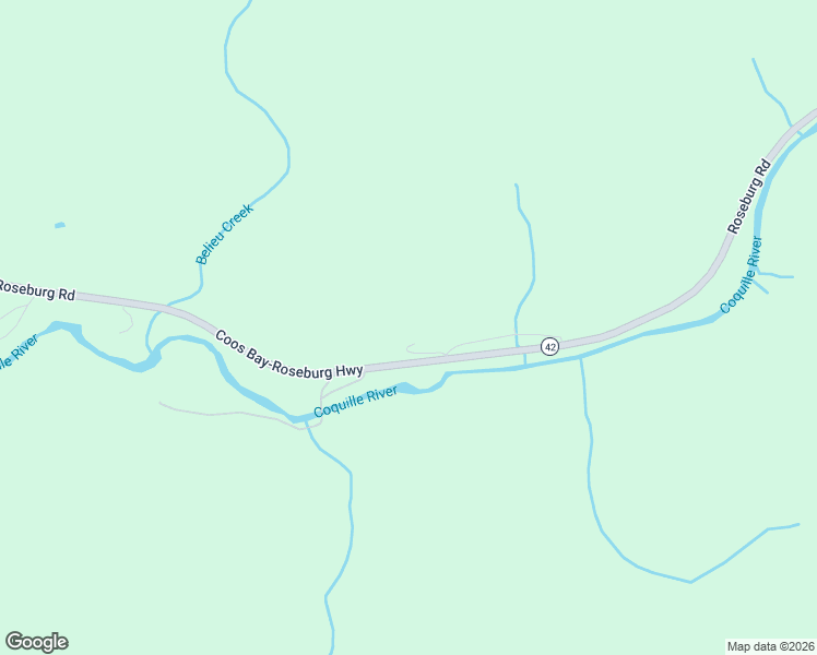 map of restaurants, bars, coffee shops, grocery stores, and more near 20479 Oregon 42 in Myrtle Point