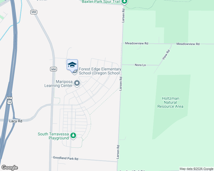 map of restaurants, bars, coffee shops, grocery stores, and more near 2869-3099 Larsen Road in Fitchburg