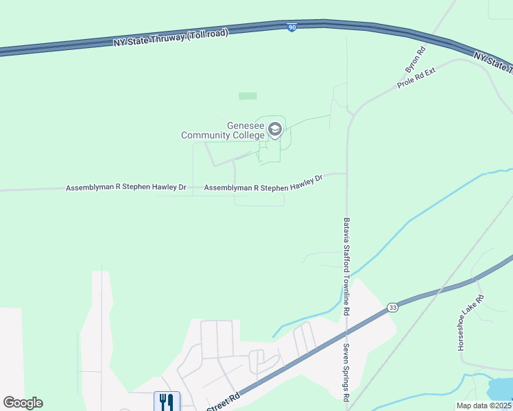 map of restaurants, bars, coffee shops, grocery stores, and more near in Batavia