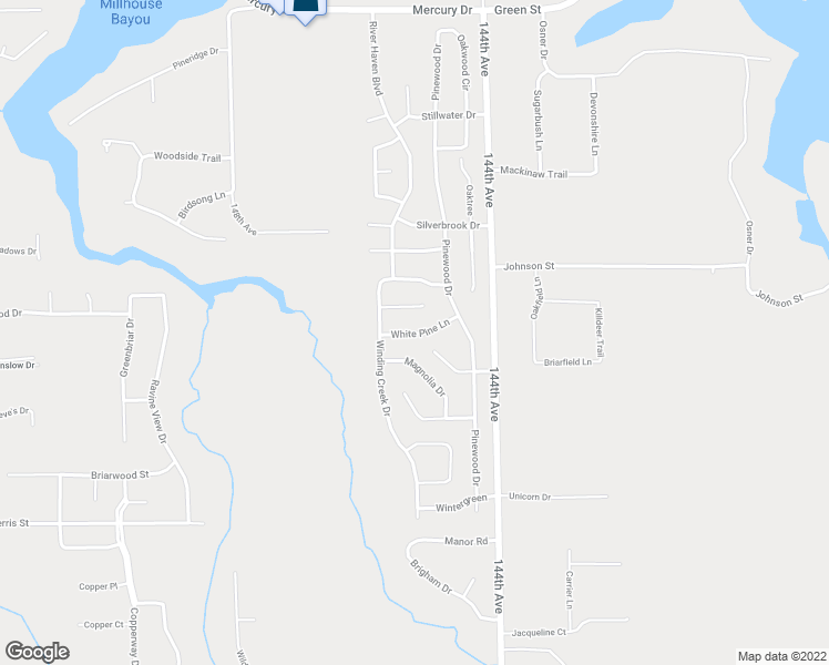 map of restaurants, bars, coffee shops, grocery stores, and more near 14517 White Pine Lane in Grand Haven