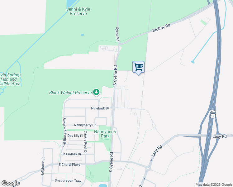 map of restaurants, bars, coffee shops, grocery stores, and more near 2908 South Syene Road in Fitchburg