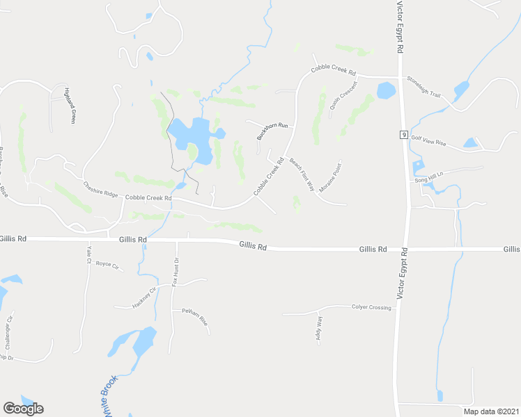 map of restaurants, bars, coffee shops, grocery stores, and more near 5 Esker Rise in Victor