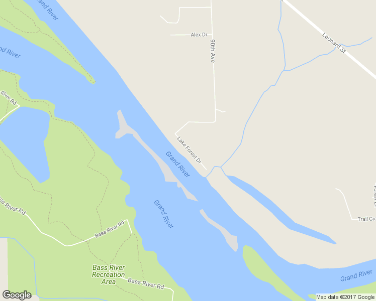 map of restaurants, bars, coffee shops, grocery stores, and more near 9041 Lake Forest Street in Coopersville