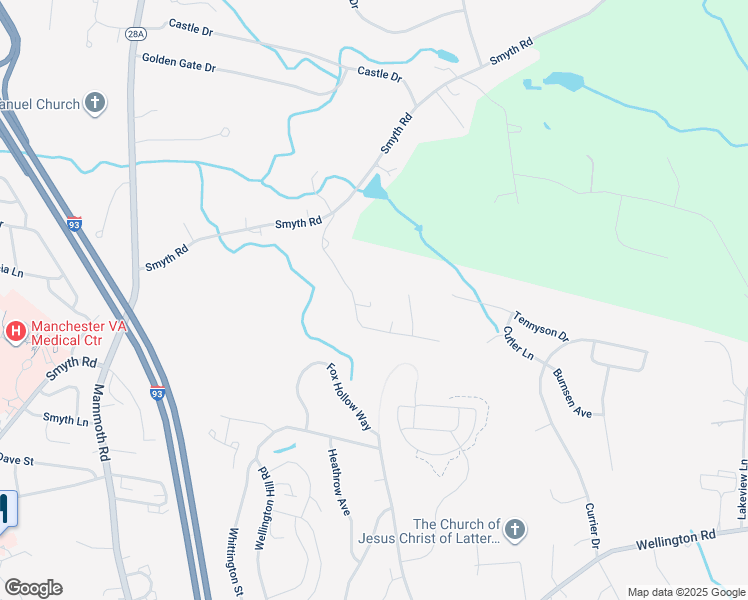 map of restaurants, bars, coffee shops, grocery stores, and more near 188 Leda Avenue in Manchester