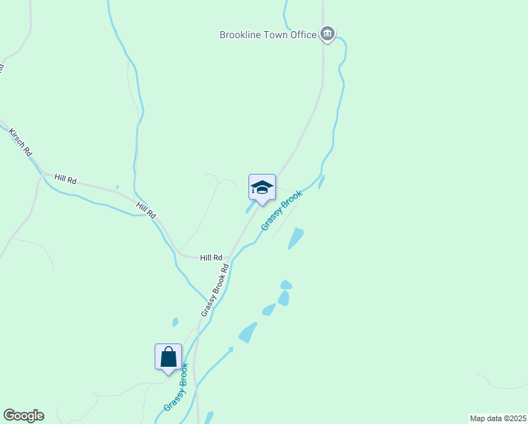 map of restaurants, bars, coffee shops, grocery stores, and more near 624 Grassy Brook Road in Brookline