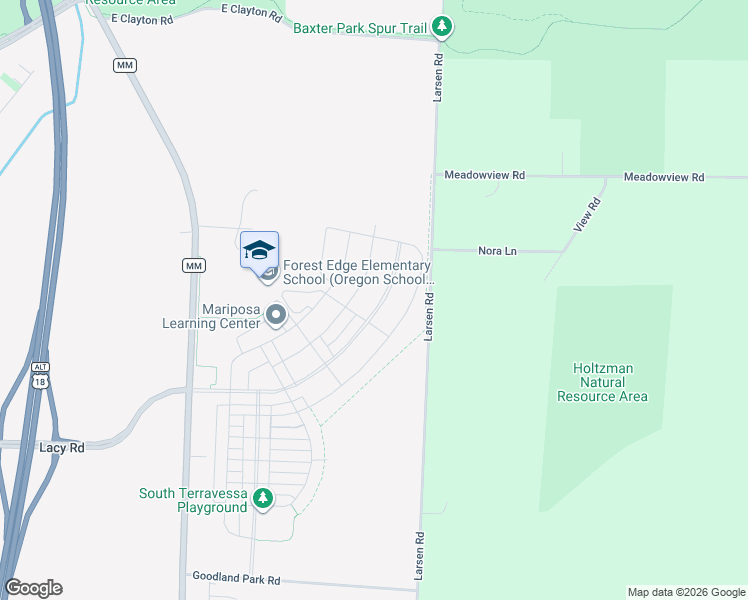map of restaurants, bars, coffee shops, grocery stores, and more near 2869-3099 Larsen Road in Fitchburg