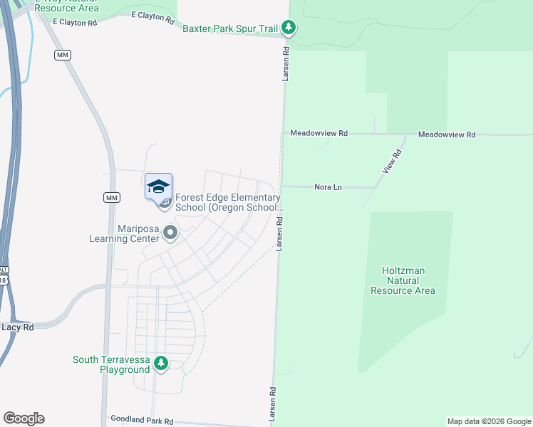 map of restaurants, bars, coffee shops, grocery stores, and more near 2869-3099 Larsen Road in Fitchburg