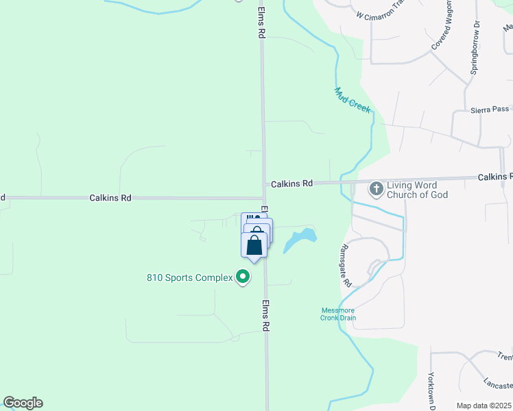 map of restaurants, bars, coffee shops, grocery stores, and more near in Genesee County