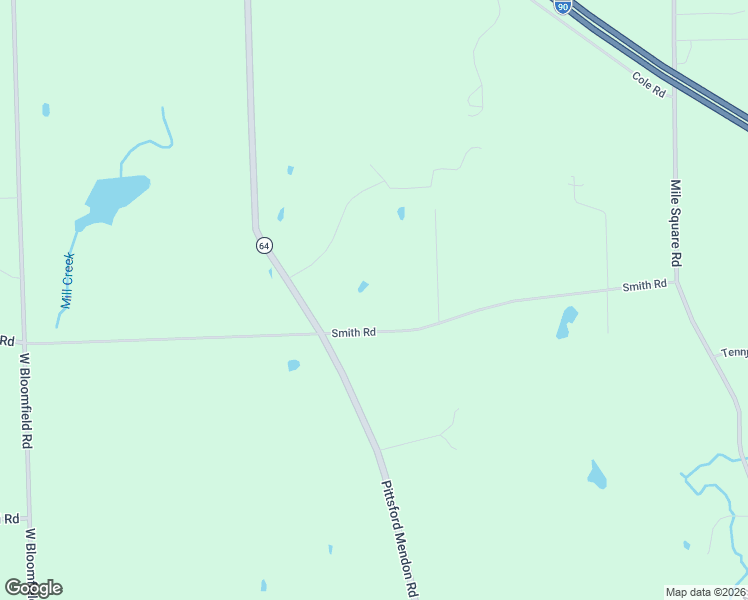 map of restaurants, bars, coffee shops, grocery stores, and more near 464 Smith Road in Pittsford