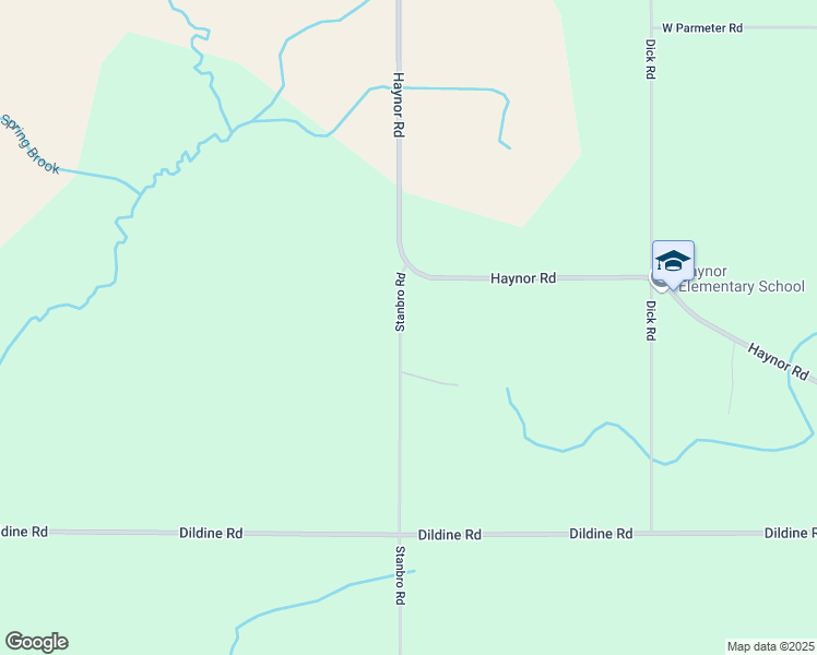 map of restaurants, bars, coffee shops, grocery stores, and more near 1886 Stanbro Road in Ionia