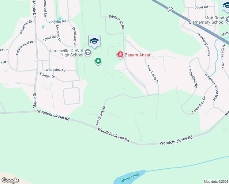map of restaurants, bars, coffee shops, grocery stores, and more near 6937 Old Quarry Road in Fayetteville