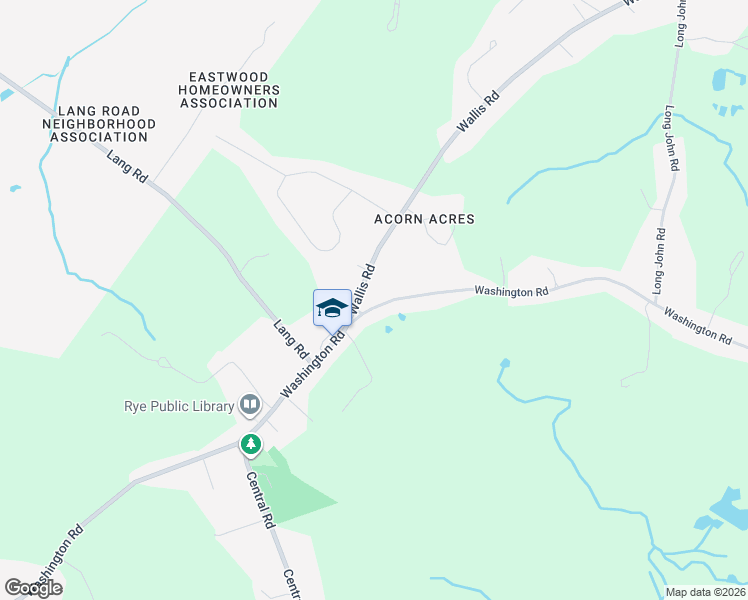 map of restaurants, bars, coffee shops, grocery stores, and more near 475 Washington Road in Rye