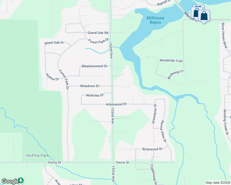 map of restaurants, bars, coffee shops, grocery stores, and more near 13590 152nd Avenue in Grand Haven