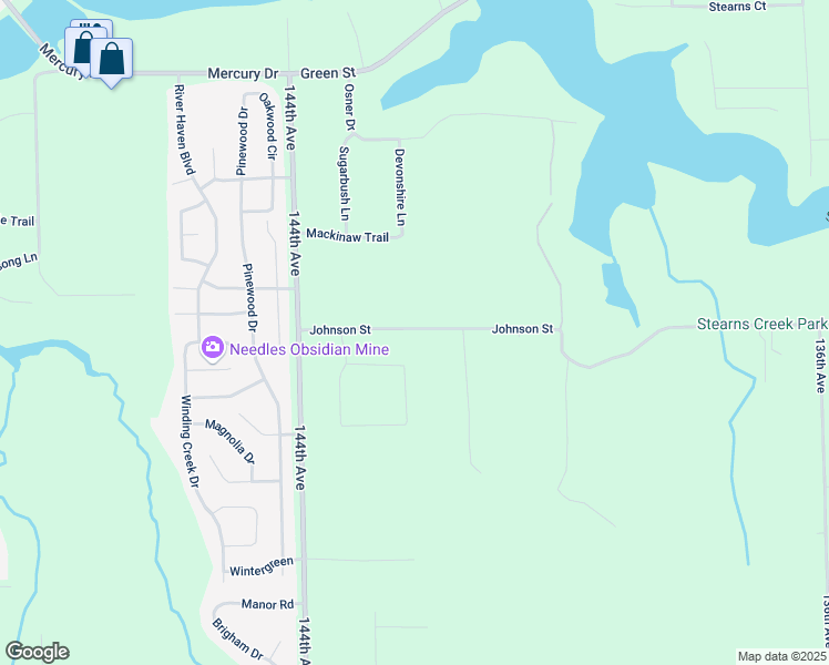 map of restaurants, bars, coffee shops, grocery stores, and more near 14241 Rockwood Lane in Grand Haven