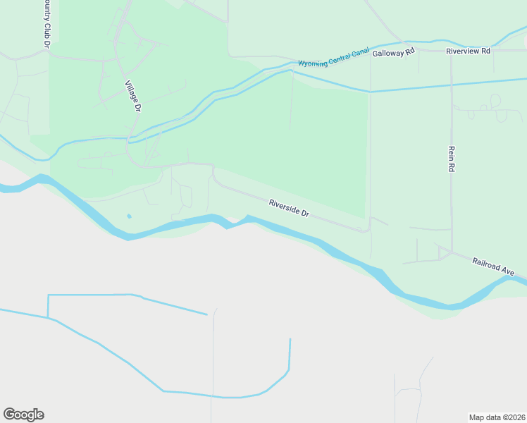 map of restaurants, bars, coffee shops, grocery stores, and more near 3425 Riverside Drive in Riverton