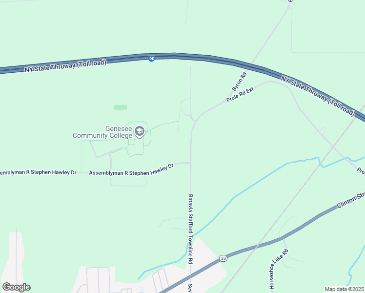 map of restaurants, bars, coffee shops, grocery stores, and more near 8175 Batavia Stafford Townline Road in Batavia