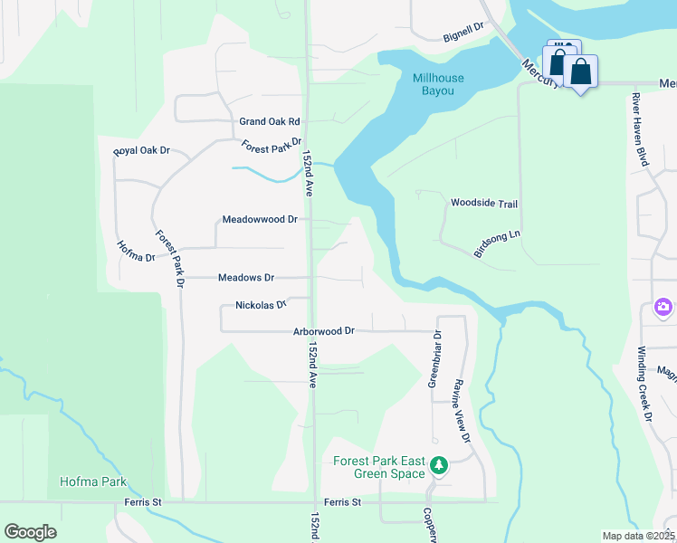 map of restaurants, bars, coffee shops, grocery stores, and more near 15157 Meadows Drive in Grand Haven