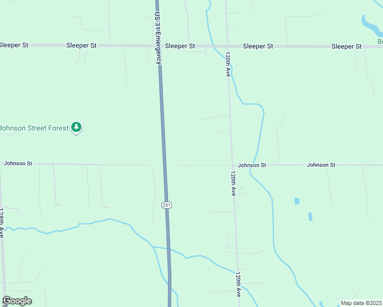 map of restaurants, bars, coffee shops, grocery stores, and more near 12155 Johnson Street in Grand Haven
