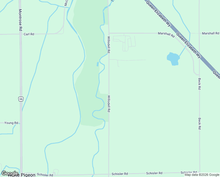 map of restaurants, bars, coffee shops, grocery stores, and more near 11134 Willodell Road in Welland