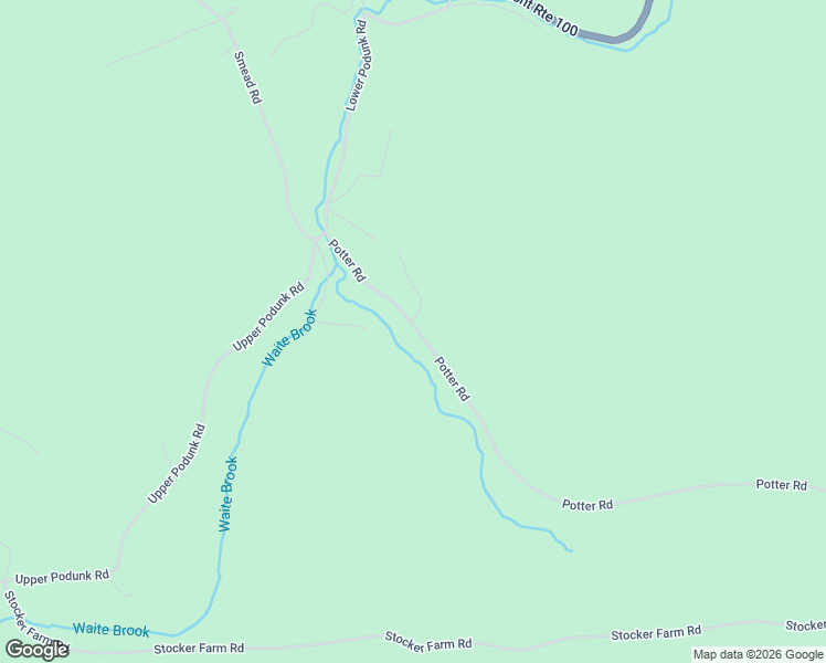 map of restaurants, bars, coffee shops, grocery stores, and more near 256 Potter Road in Wardsboro