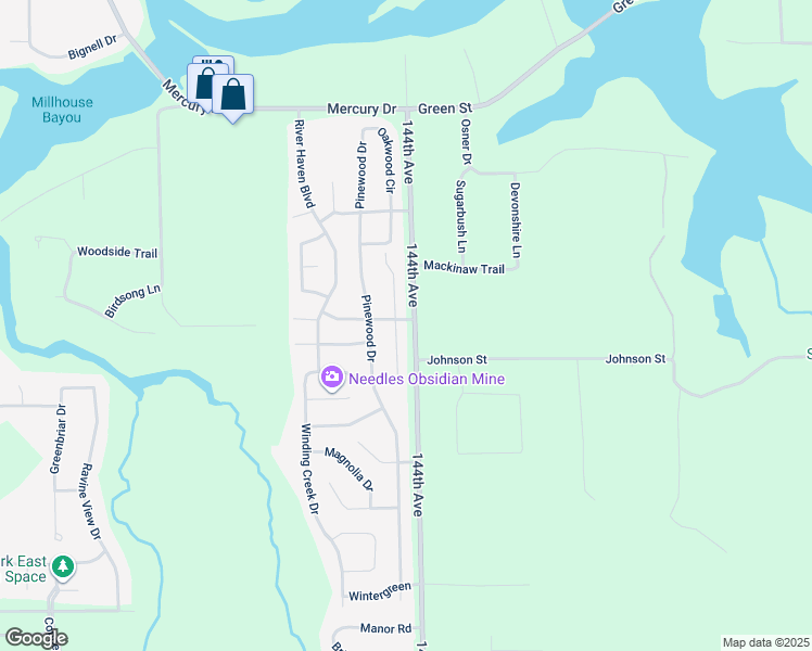 map of restaurants, bars, coffee shops, grocery stores, and more near 13594 Silverbrook Drive in Grand Haven
