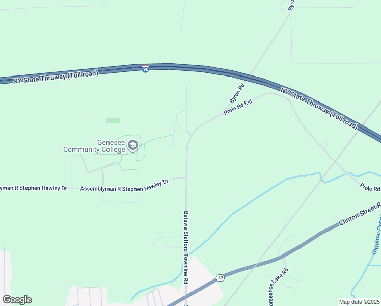 map of restaurants, bars, coffee shops, grocery stores, and more near 8175 Batavia Stafford Townline Road in Batavia