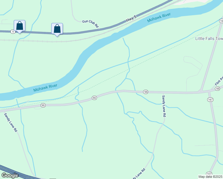 map of restaurants, bars, coffee shops, grocery stores, and more near 1455 New York 5S in Mohawk