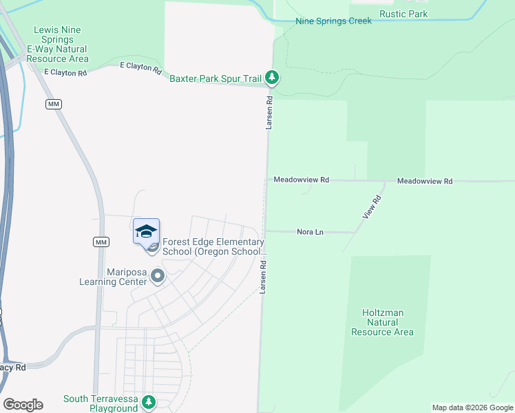 map of restaurants, bars, coffee shops, grocery stores, and more near 3142 Larsen Road in Madison