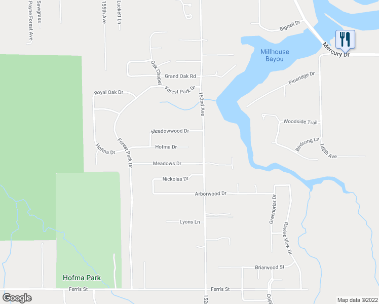 map of restaurants, bars, coffee shops, grocery stores, and more near 15256 Hofma Drive in Grand Haven