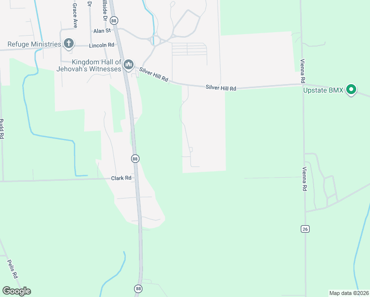 map of restaurants, bars, coffee shops, grocery stores, and more near 125 Pine Ridge Drive in Newark