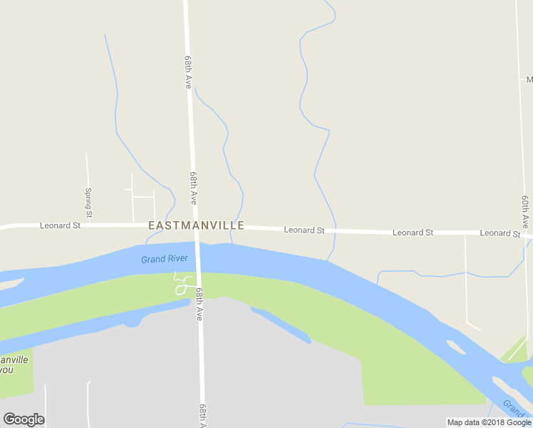 map of restaurants, bars, coffee shops, grocery stores, and more near 6633 Leonard Street in Coopersville