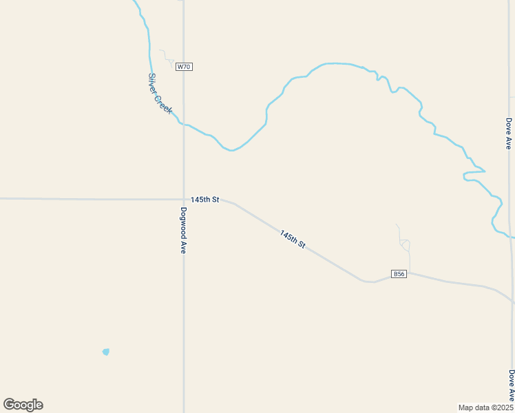 map of restaurants, bars, coffee shops, grocery stores, and more near 16693 145th Street in Luana