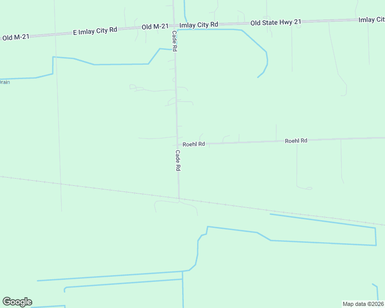 map of restaurants, bars, coffee shops, grocery stores, and more near 4242 Cade Road in Capac