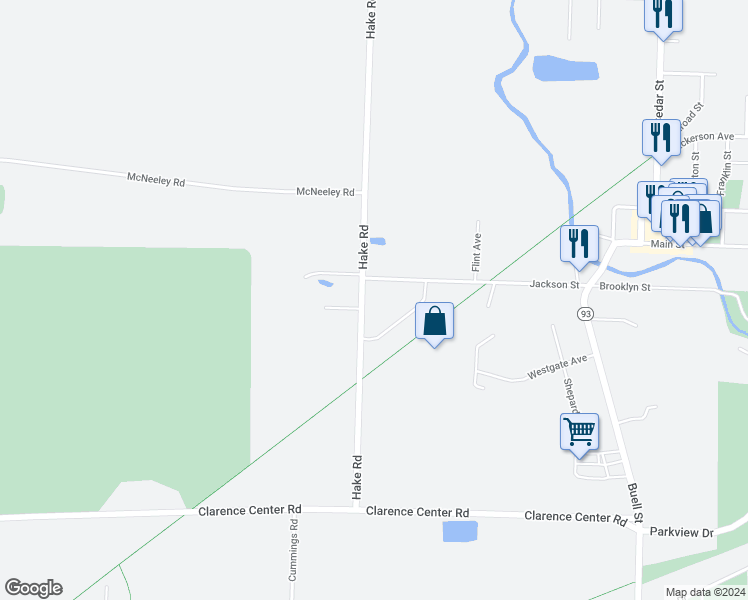 map of restaurants, bars, coffee shops, grocery stores, and more near 72 Jackson Street in Akron