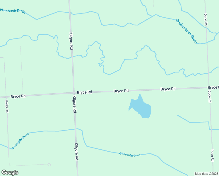 map of restaurants, bars, coffee shops, grocery stores, and more near 8860 Bryce Road in Avoca