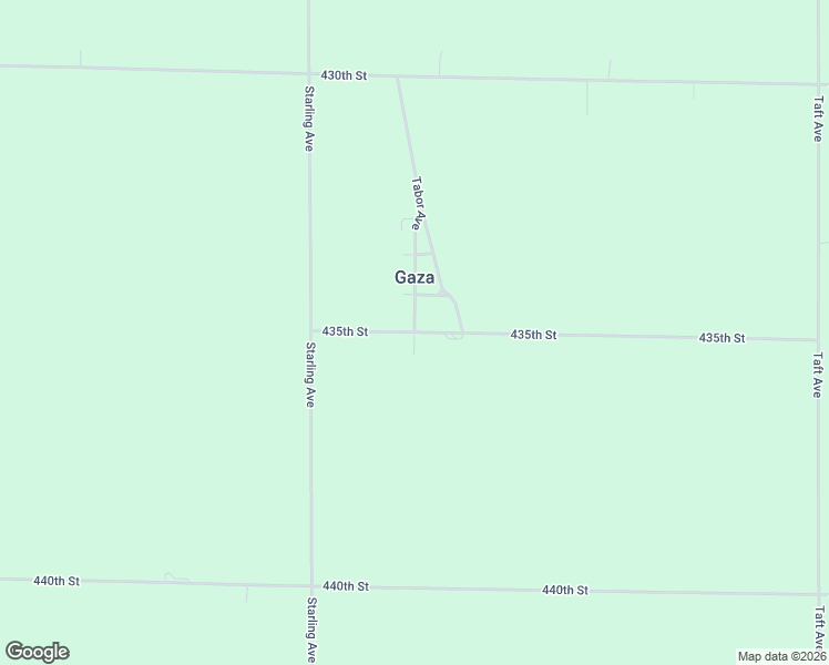 map of restaurants, bars, coffee shops, grocery stores, and more near 6125 435th Street in Primghar